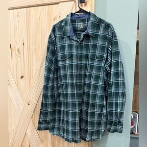 RedHead Forest Green Plaid Men's Shirt
